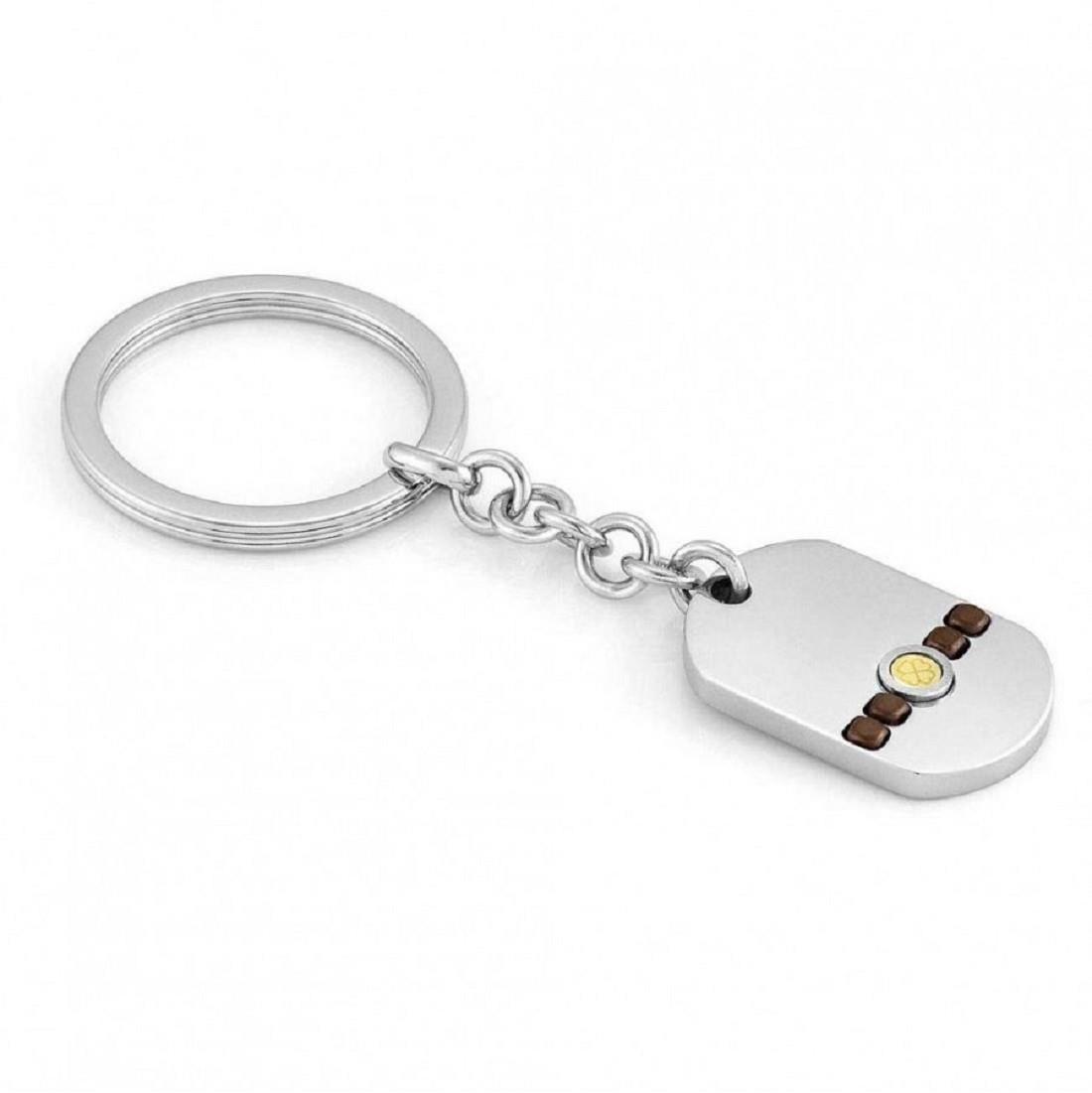 Steel and gold keychain - NOMINATION