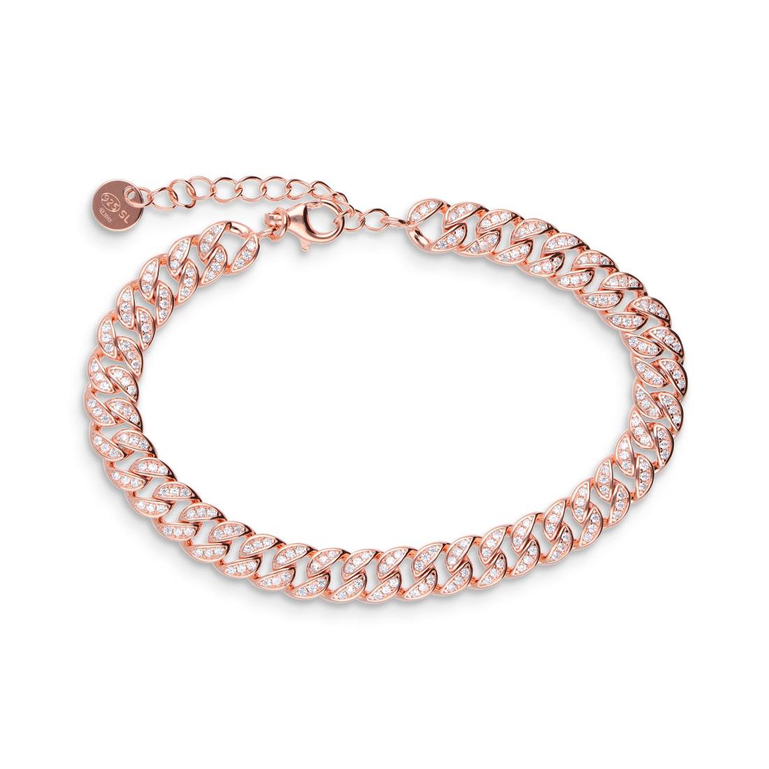 Bracciale maglia catena in argento - ORO&CO 925