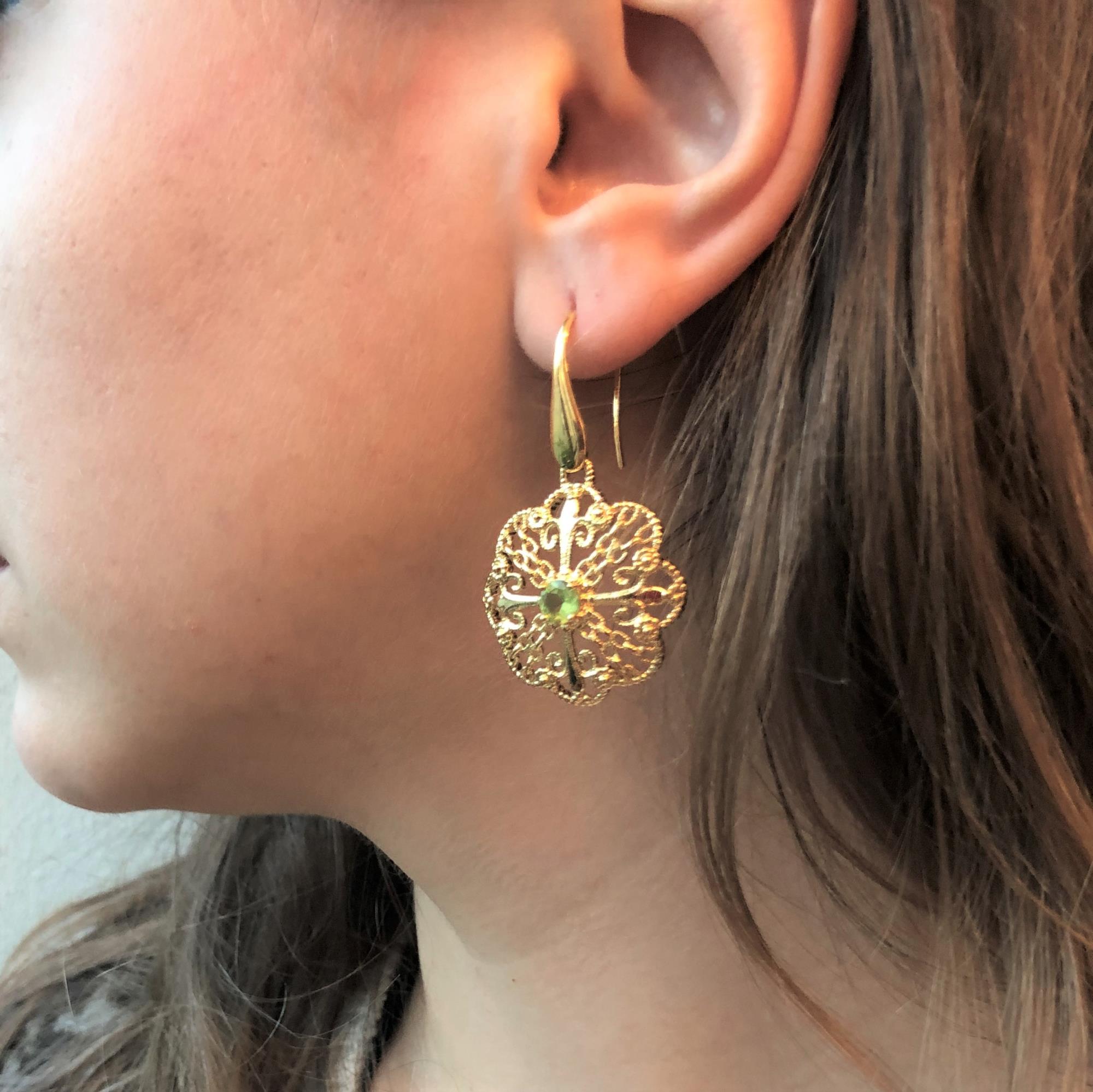 Orecchini in bronzo con pendente - TOSCANA BY ETRUSCA