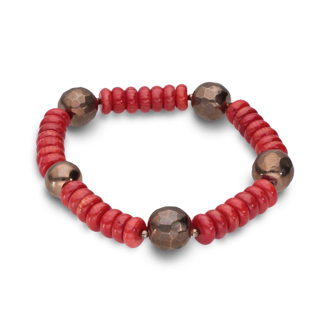 Bracelet with bamboo beads - TOSCANA BY ETRUSCA