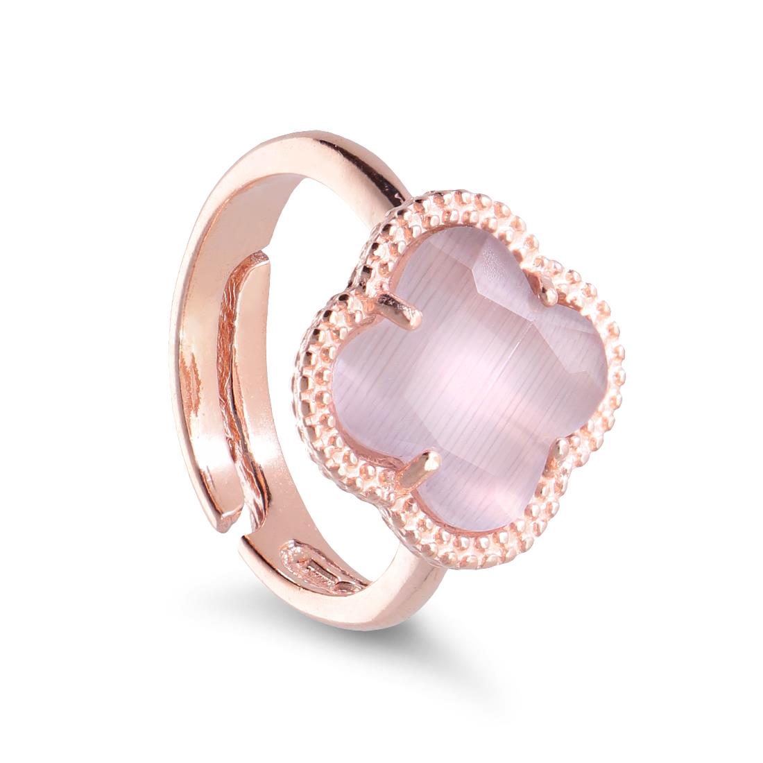 Anello Floreale Regolabile In Argento Sterling, Fatto A Mano In Argento 925 - Italia - Foto 3