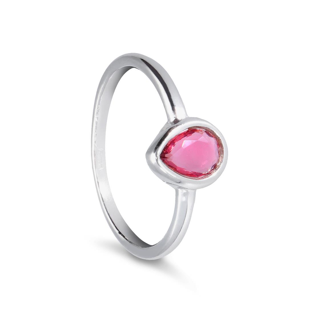 Anillo en plata con piedra - ORO&CO 925