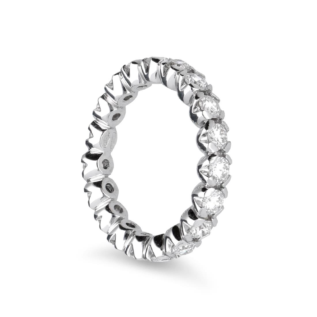 White gold eternity ring with diamonds ct. 1,65 - ALFIERI & ST. JOHN