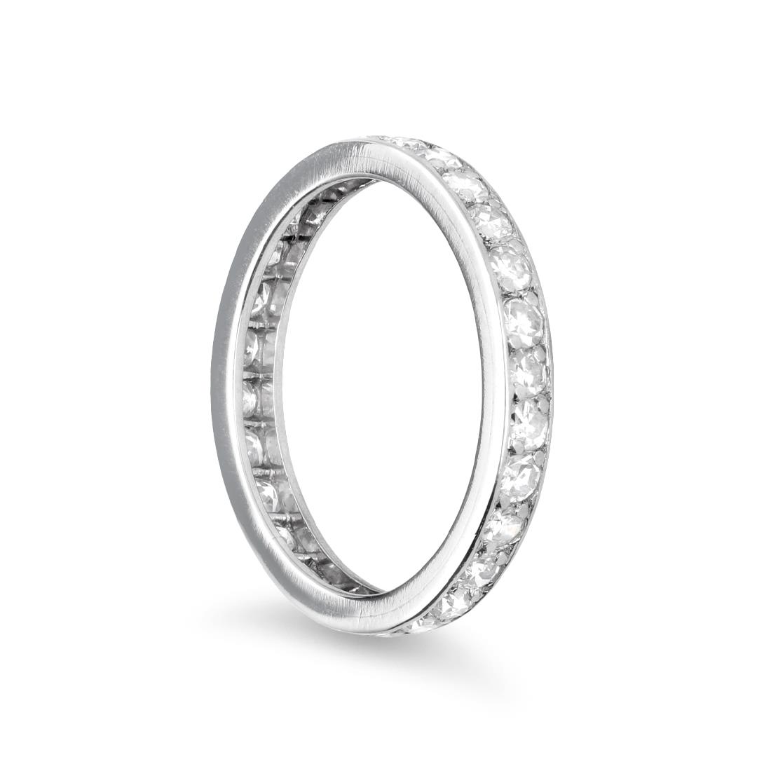 White gold eternity ring with diamonds ct. 0,84 - ALFIERI & ST. JOHN