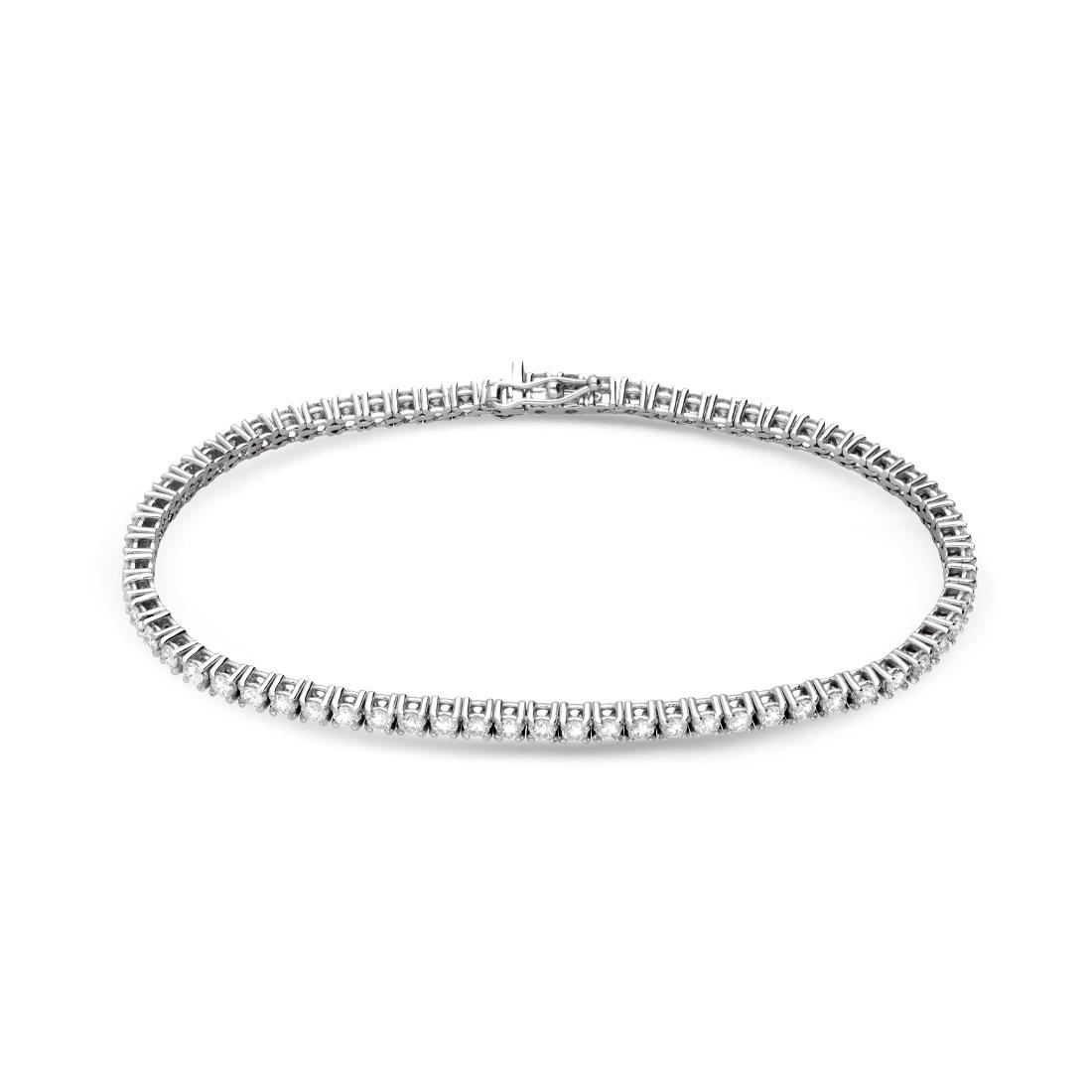 Bracciale Tennis In Oro Bianco Con Diamanti Ct Alfieri St John Luxury Zone