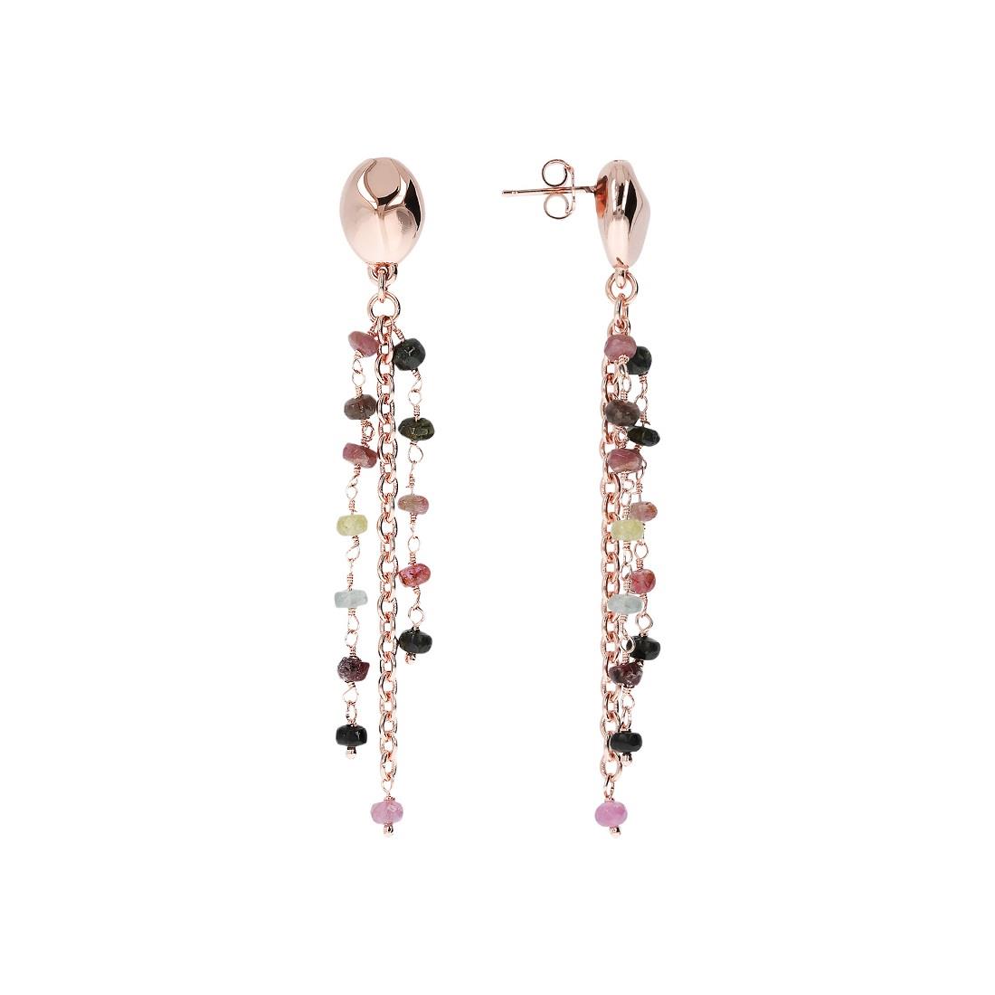 Orecchini collection Variegata with tormaline - BRONZALLURE