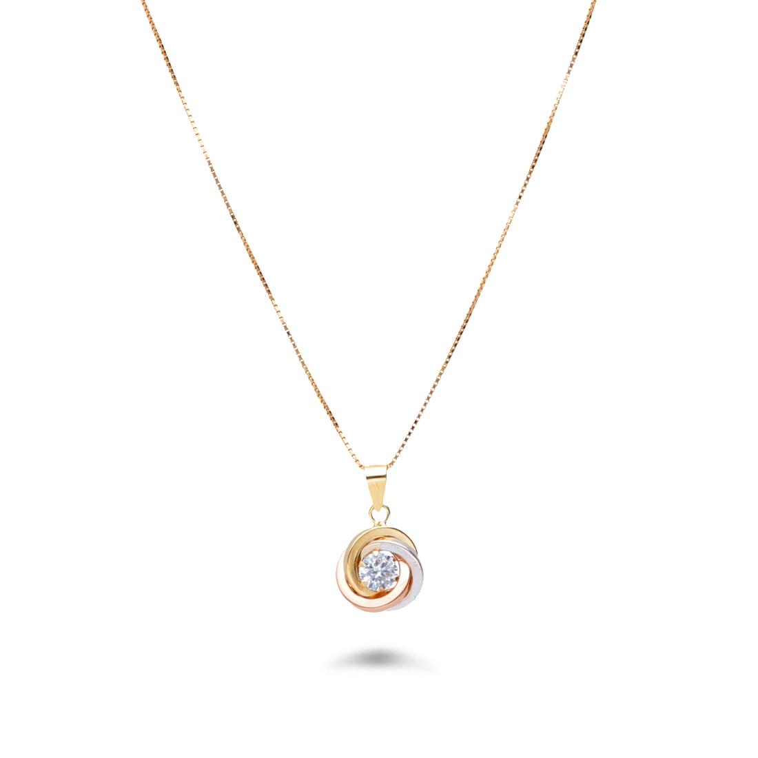 Pendientes de oro con colgante  - ORO&CO