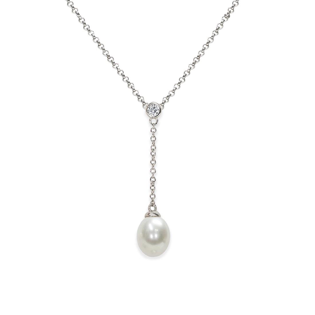 Collana in argento con perla - MAYUMI