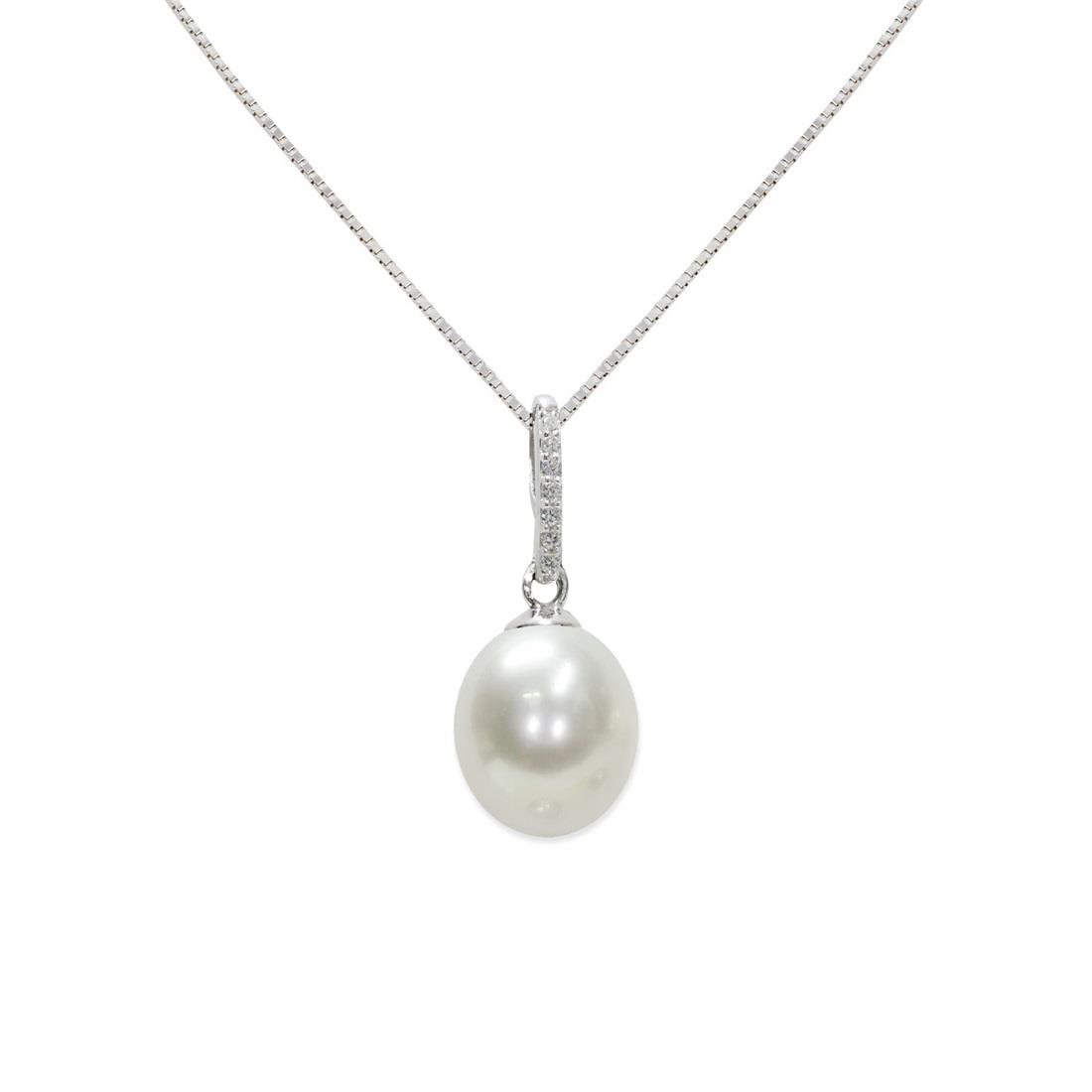 Collar de plata con perla - MAYUMI