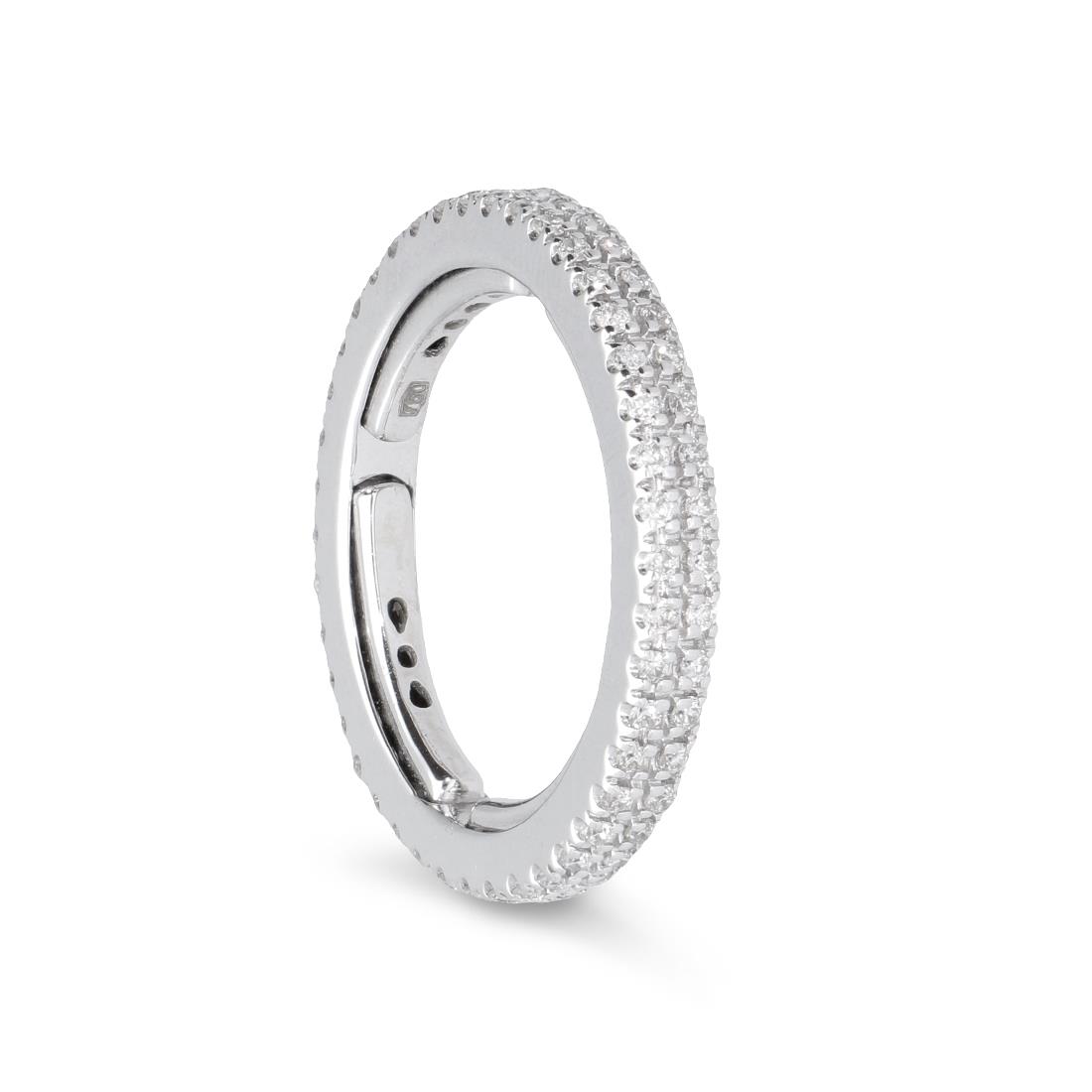 Eternity ring in gold with diamonds ct 0.55 - LUXURY ZONE