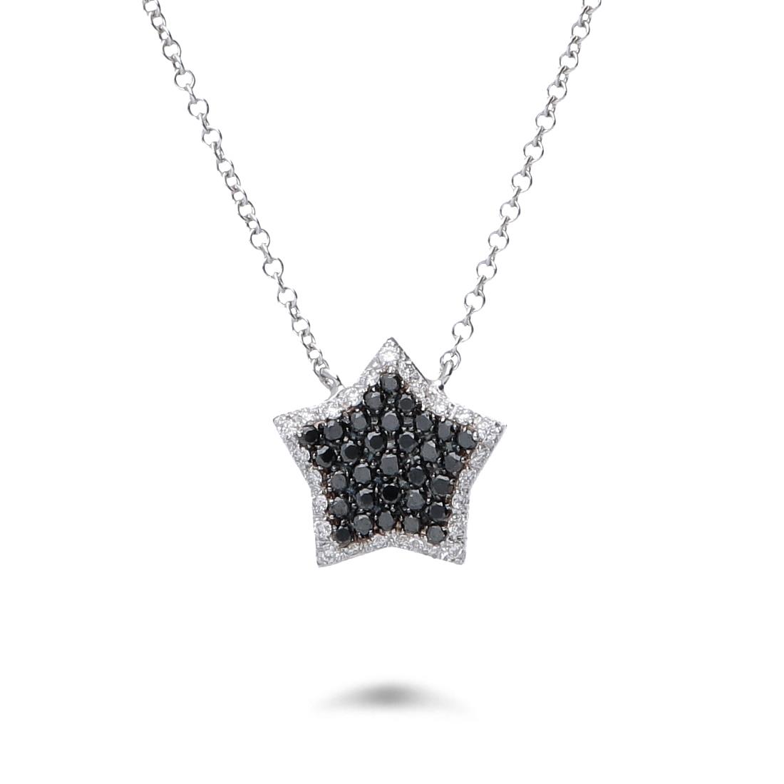 Collana collezione Stella Petitenoir con diamanti ct. 0,30 - PASQUALE BRUNI