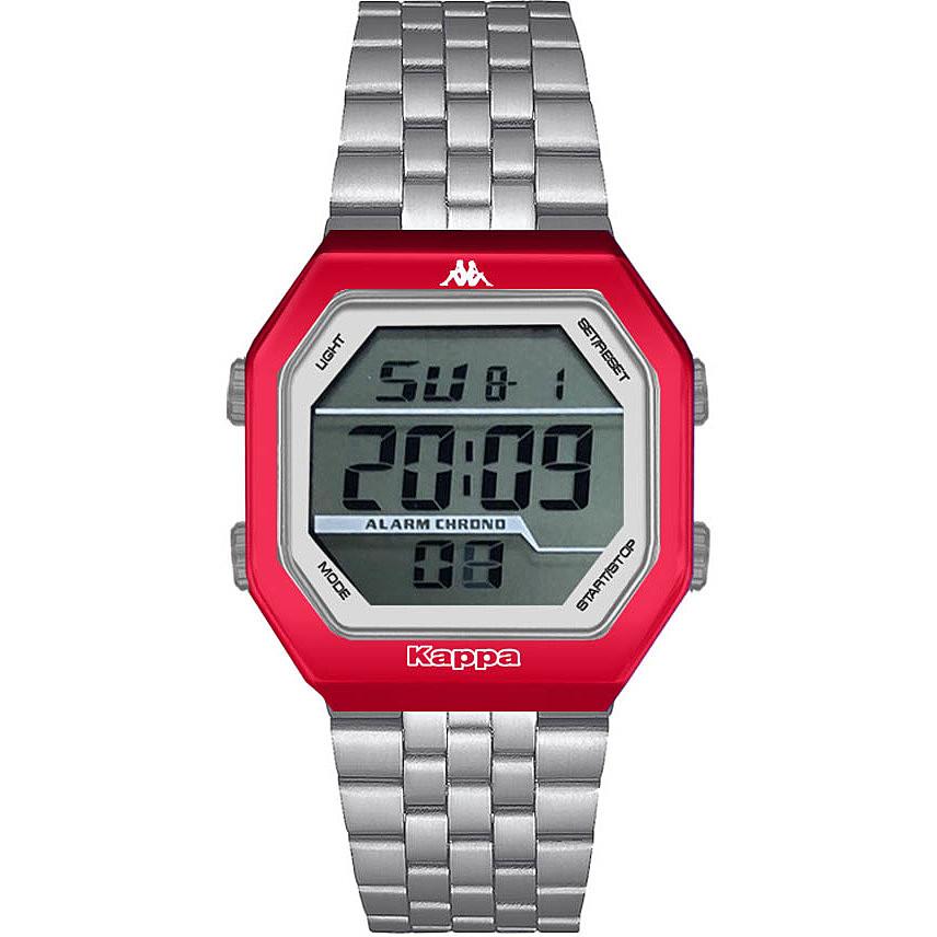 Reloj con caja roja y gris de 35 mm - KAPPA