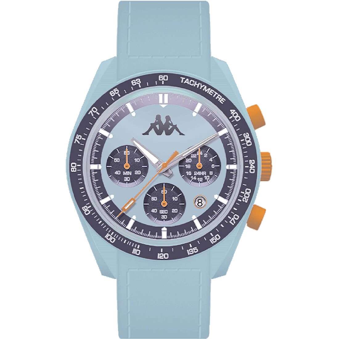 45mm light blue case watch - KAPPA
