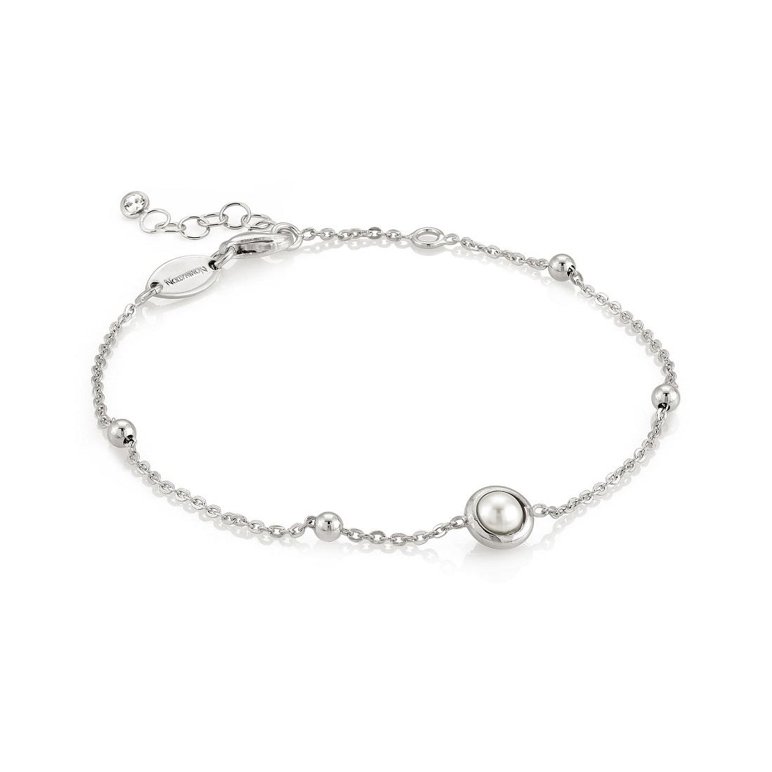 Pulsera de plata y perlas - NOMINATION