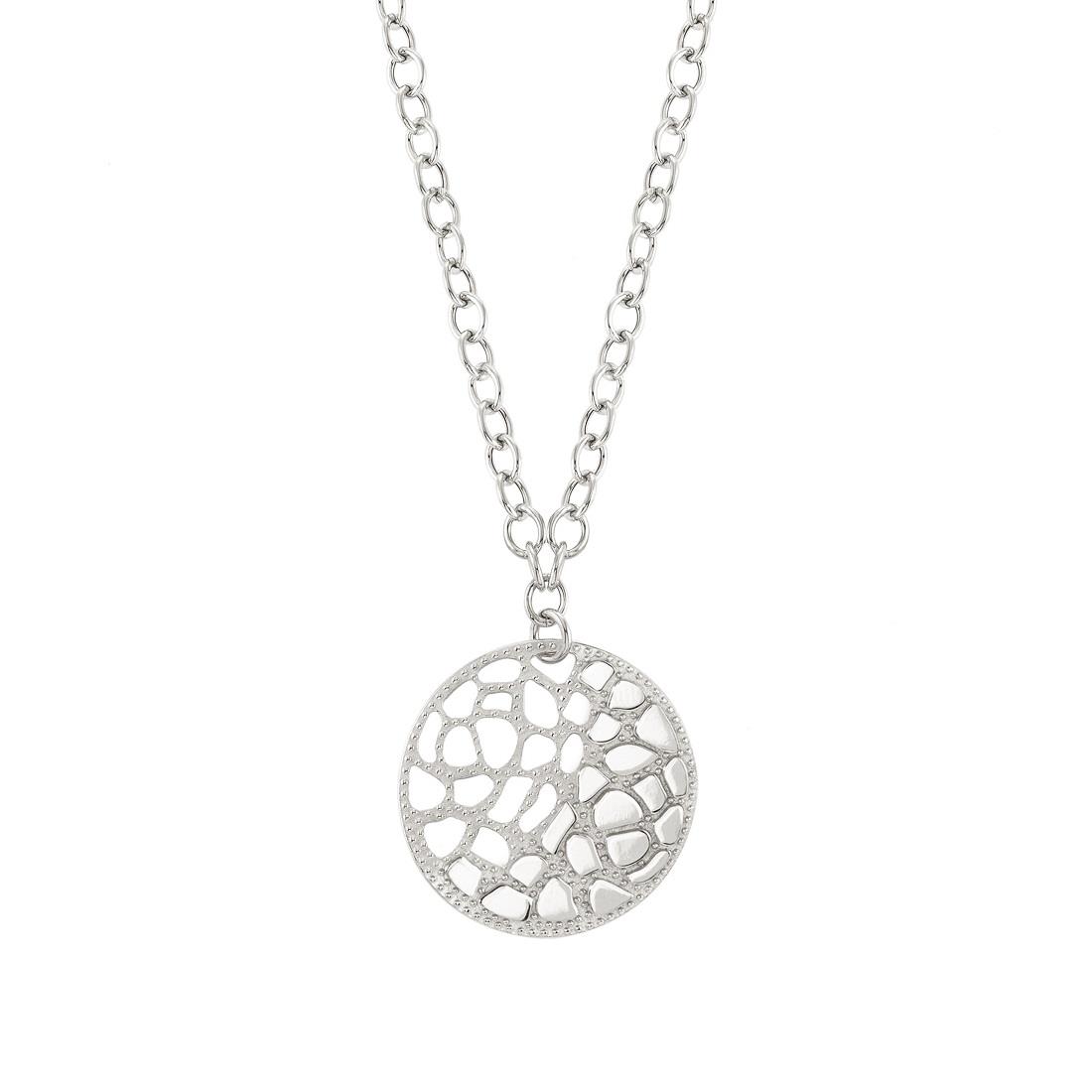 Silver necklace with medallion pendant - NOMINATION