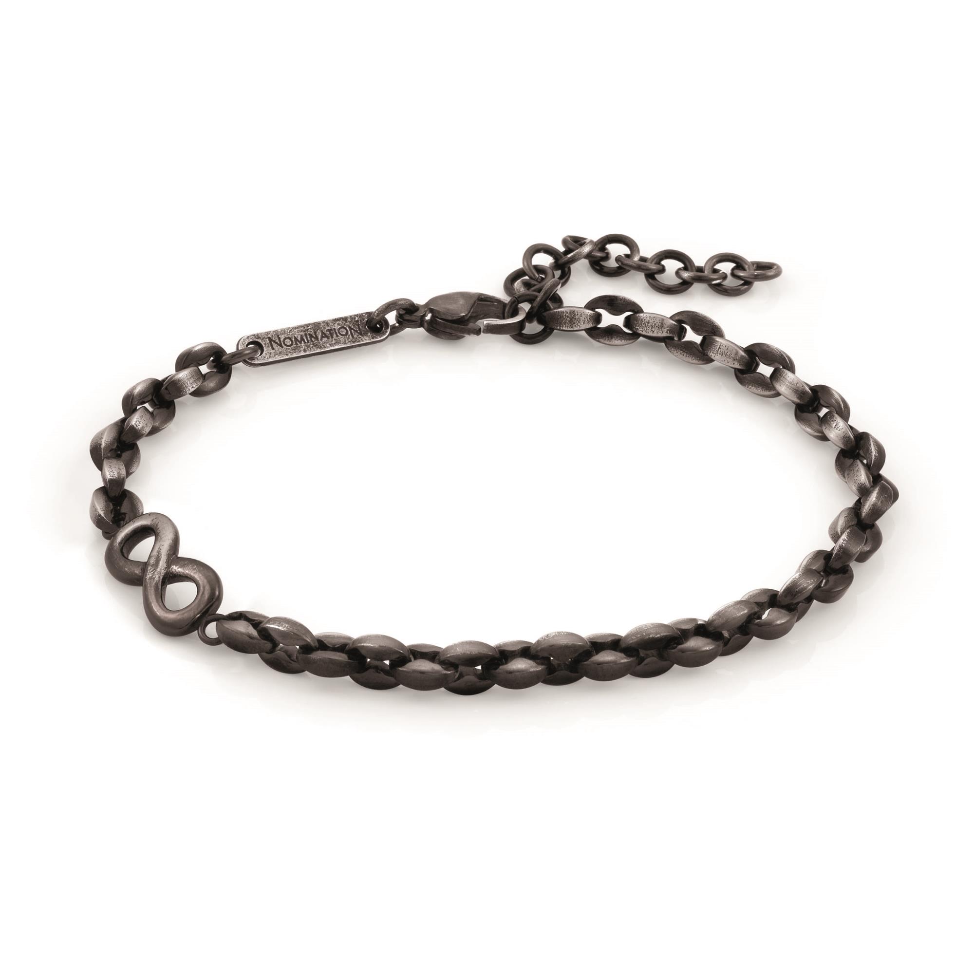 Bracciale in acciaio  simbolo infinito - NOMINATION