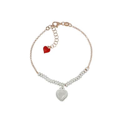 Bracciale Heart On Fire in argento - CUORI MILANO