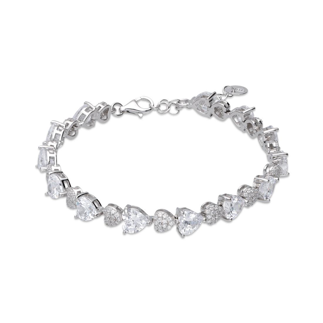 Bracciale in argento e zirconi - ORO&CO 925