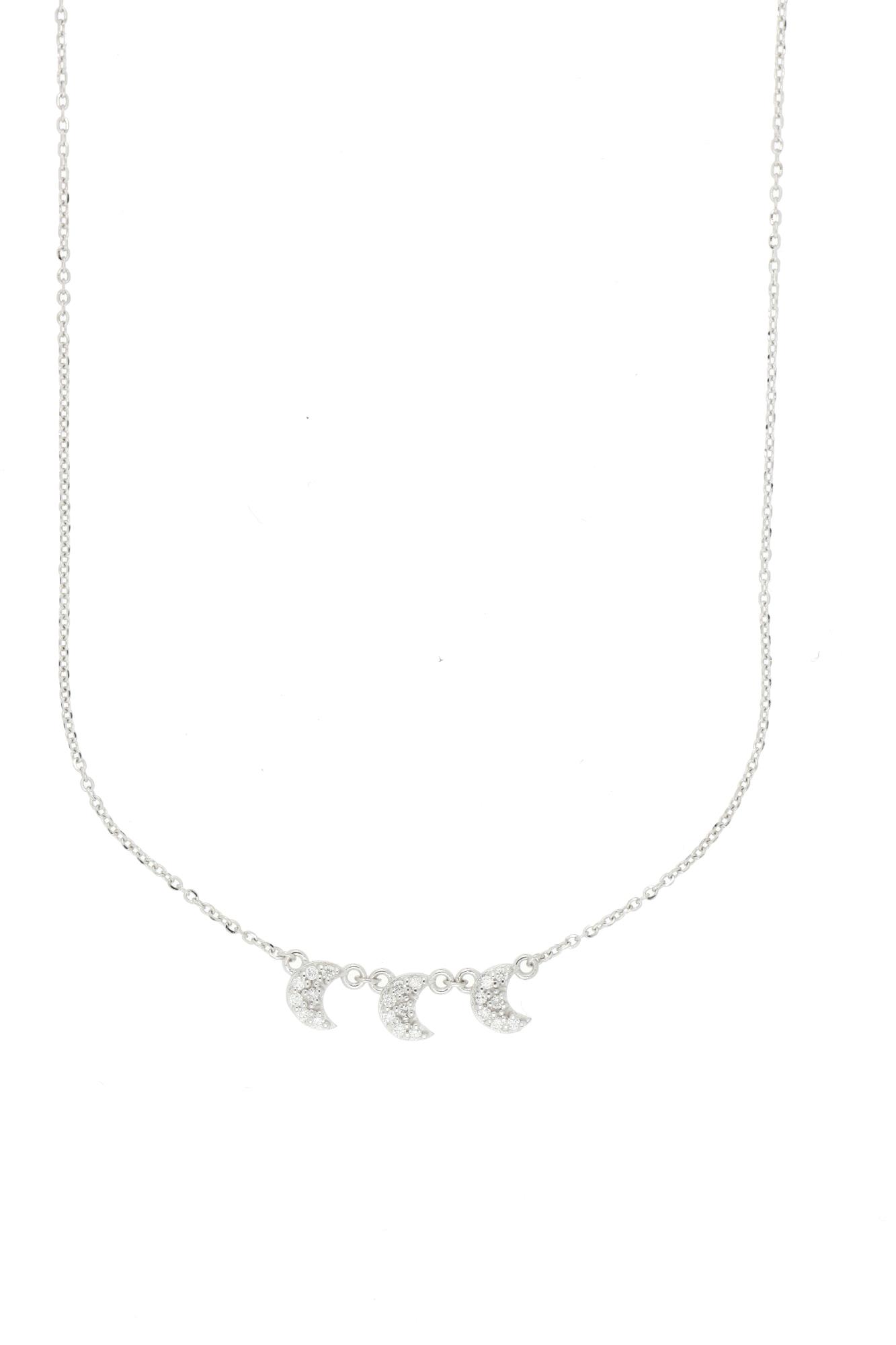 Necklace white gold with diamonds - GOLD ART