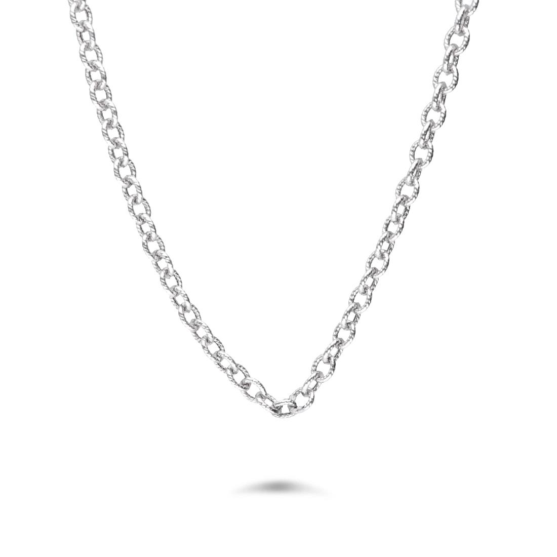 Collana argento con maglia catena - ORO&CO 925