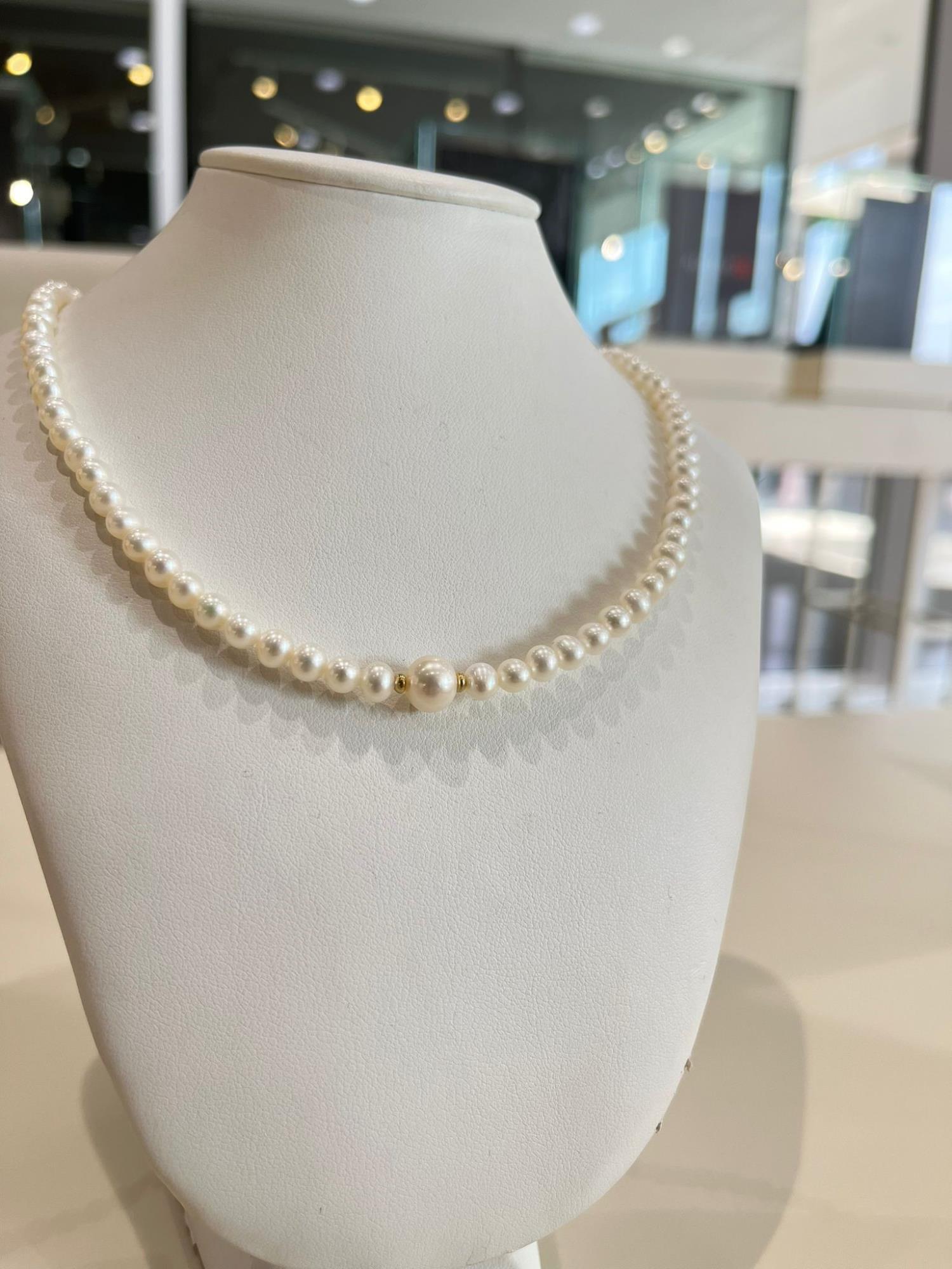 Collana in oro giallo con perla - MAYUMI