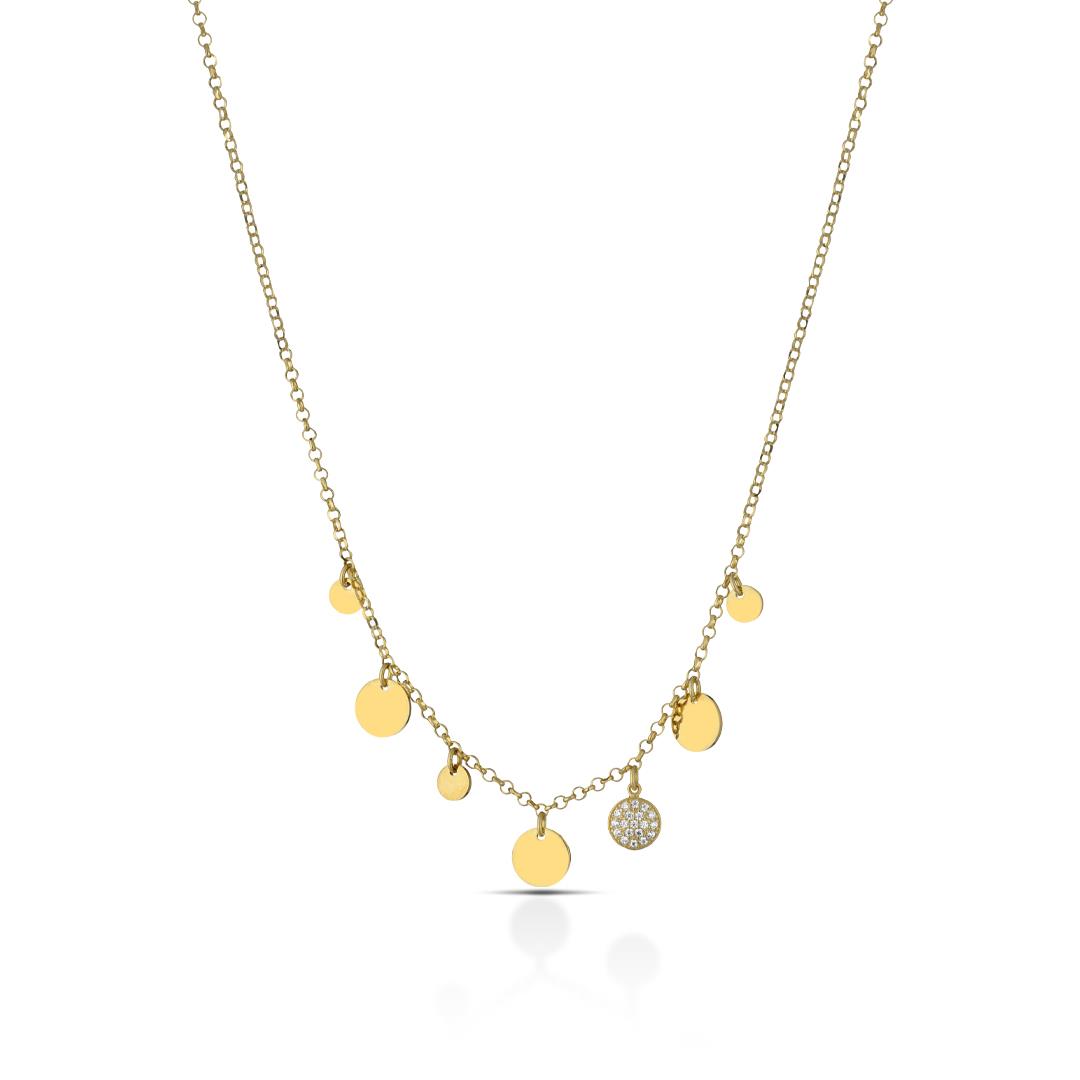 Women's necklace in golden silver - KULTO 925