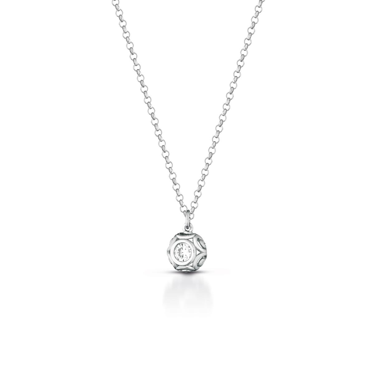 Women's silver necklace with pendant - KULTO 925
