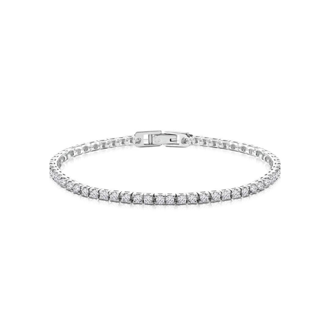 Men's silver tennis bracelet - KULTO 925