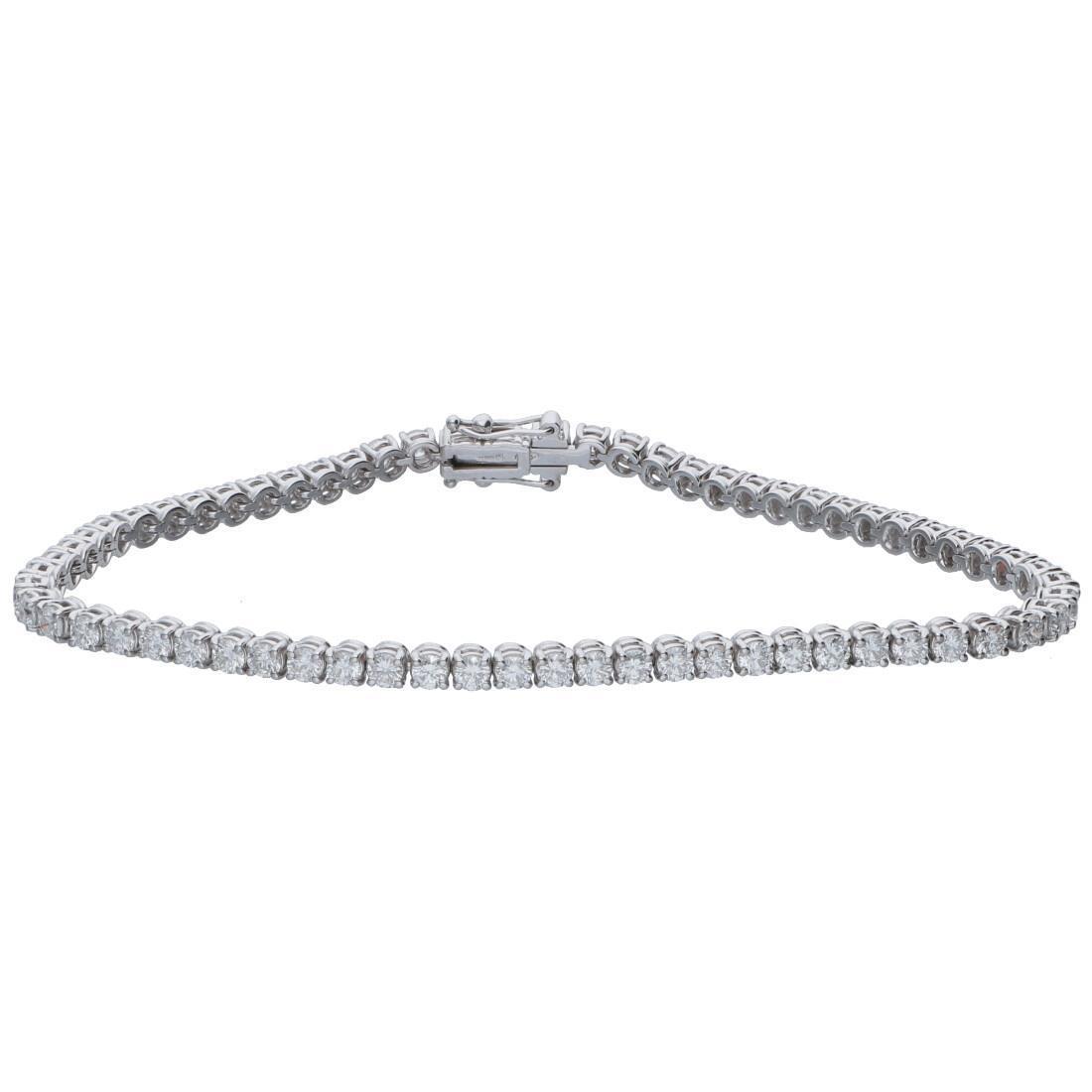 Bracciale tennis con diamanti ct. 2,34 - ALFIERI & ST. JOHN