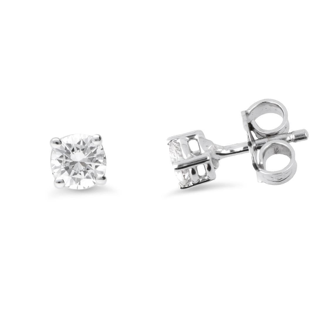 Light point earrings with diamonds ct. 0.30 - ALFIERI & ST. JOHN