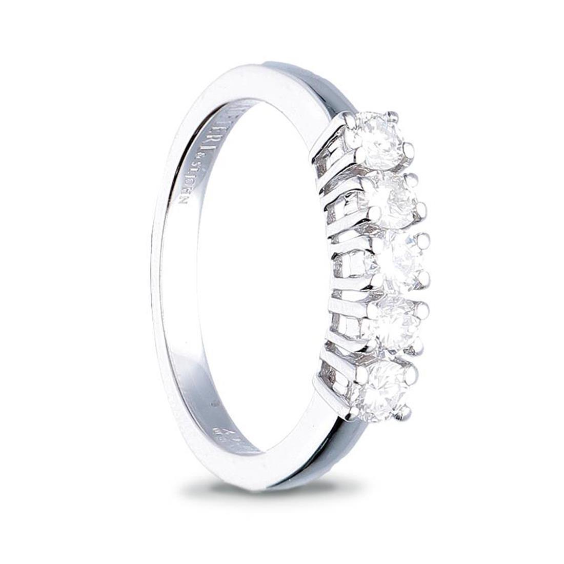 Anillo en oro y diamantes ct. 0,35 - ALFIERI & ST. JOHN