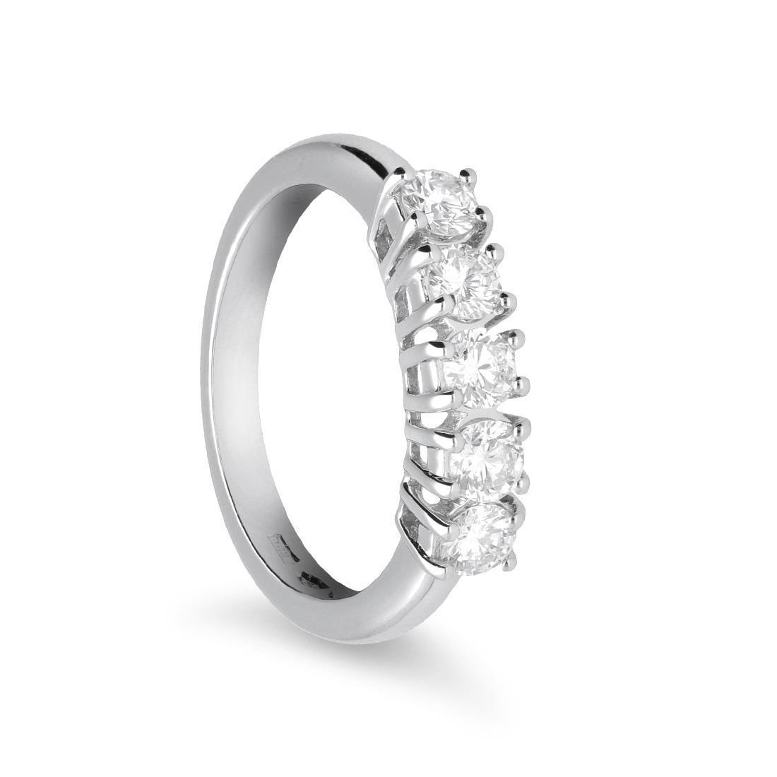 Anillo de eternidad con diamantes ct. 0,75 - ALFIERI & ST. JOHN