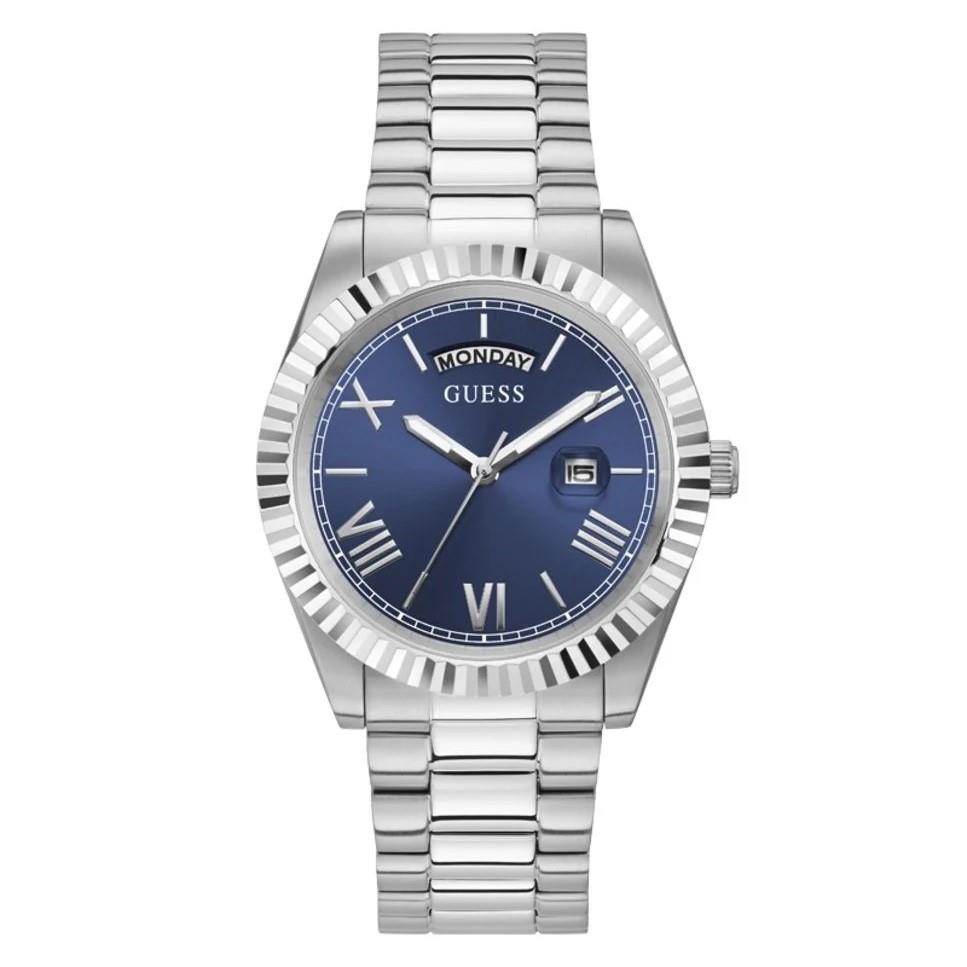 Men's watch, 42mm quartz case, steel - GUESS