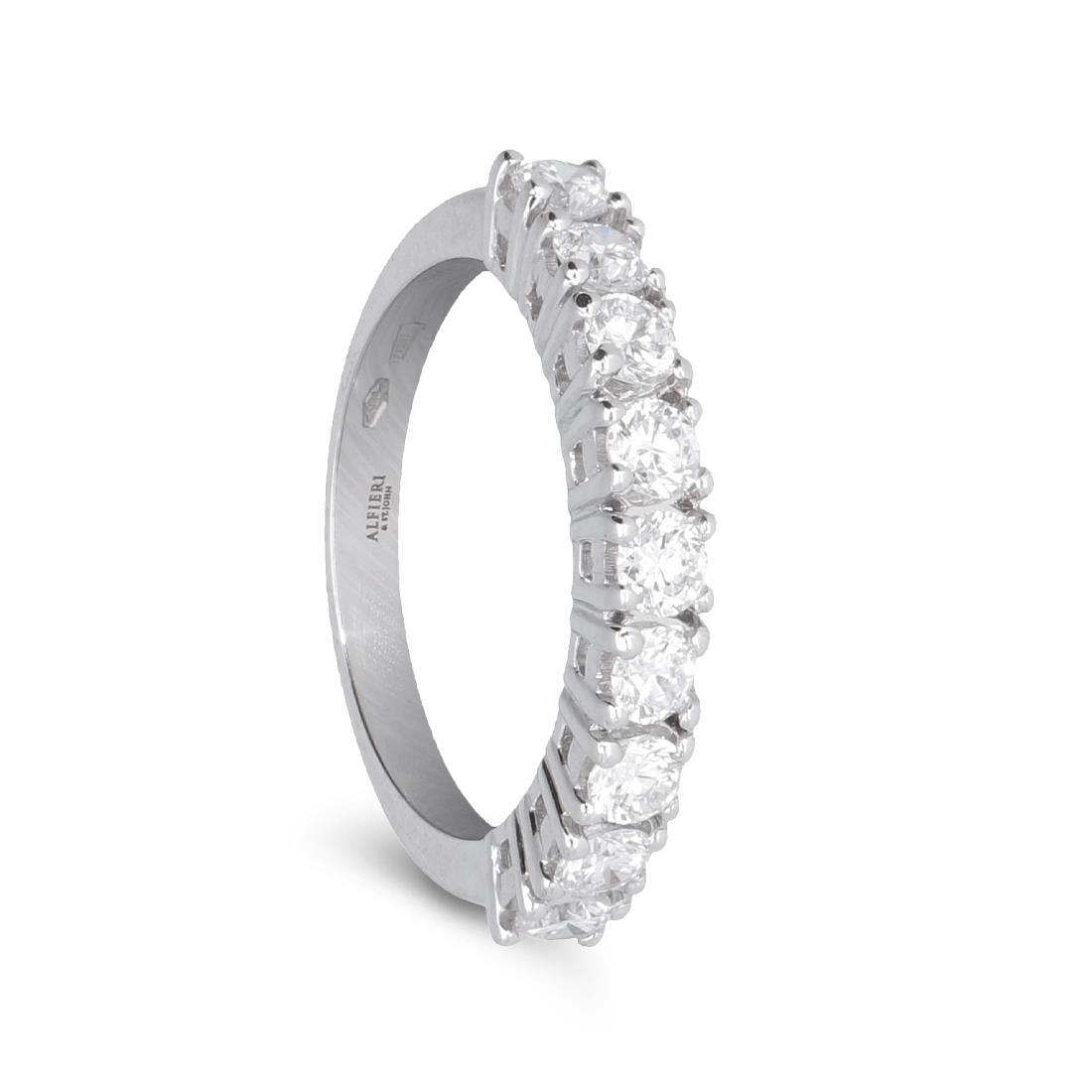 Anillo en oro y diamantes ct. 0,72 - ALFIERI & ST. JOHN
