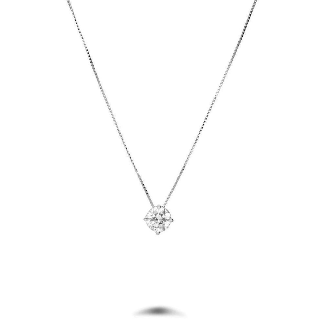 Collana punto luce con diamante ct. 0,53 - ALFIERI & ST. JOHN