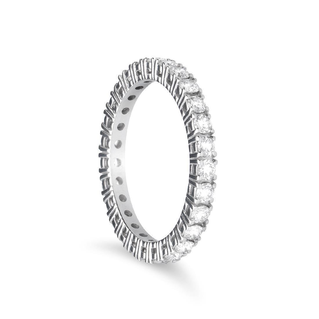 Eternity ring in gold and diamonds ct. 1,26 - ALFIERI & ST. JOHN