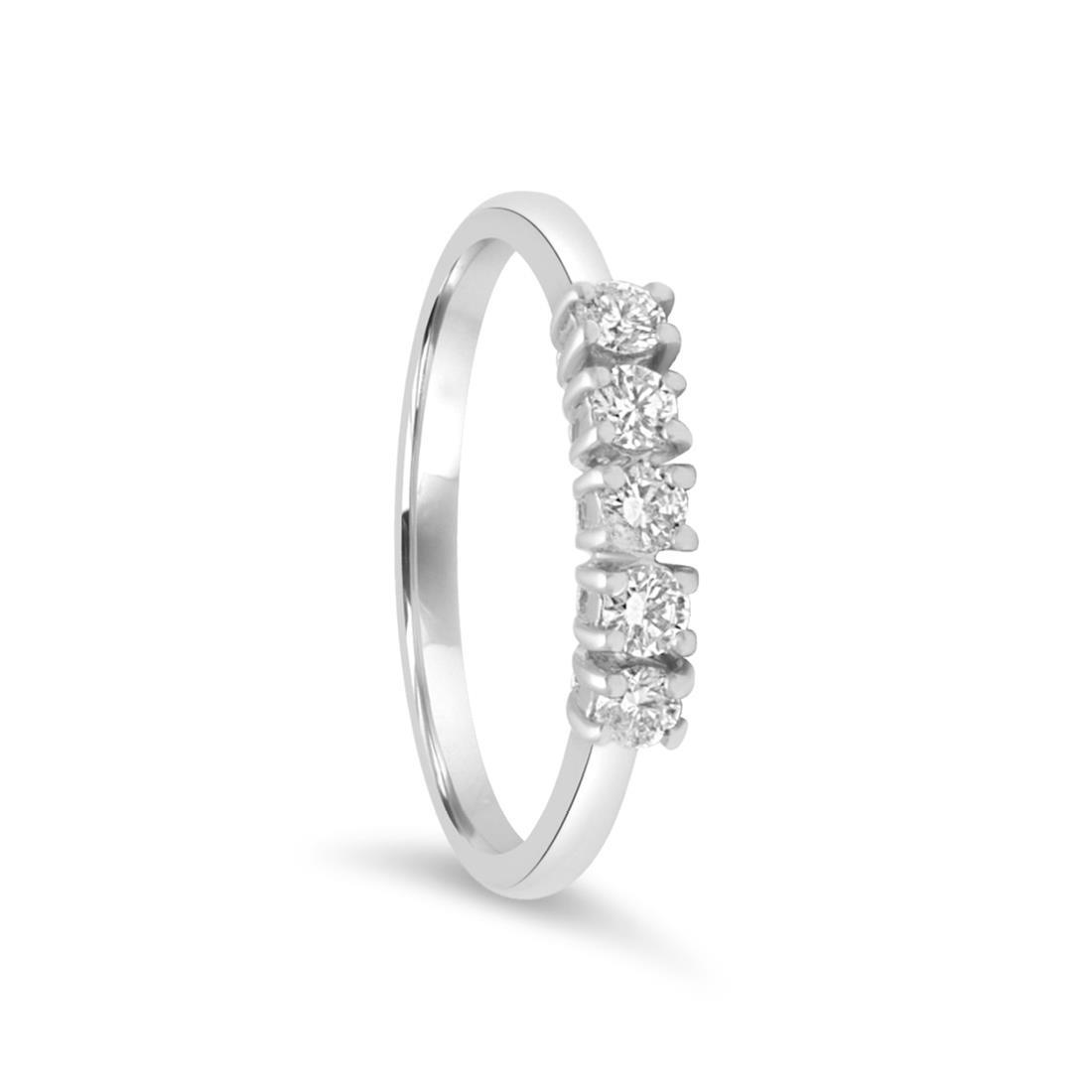 Eternity ring in gold and diamonds ct. 0,35 - ALFIERI & ST. JOHN