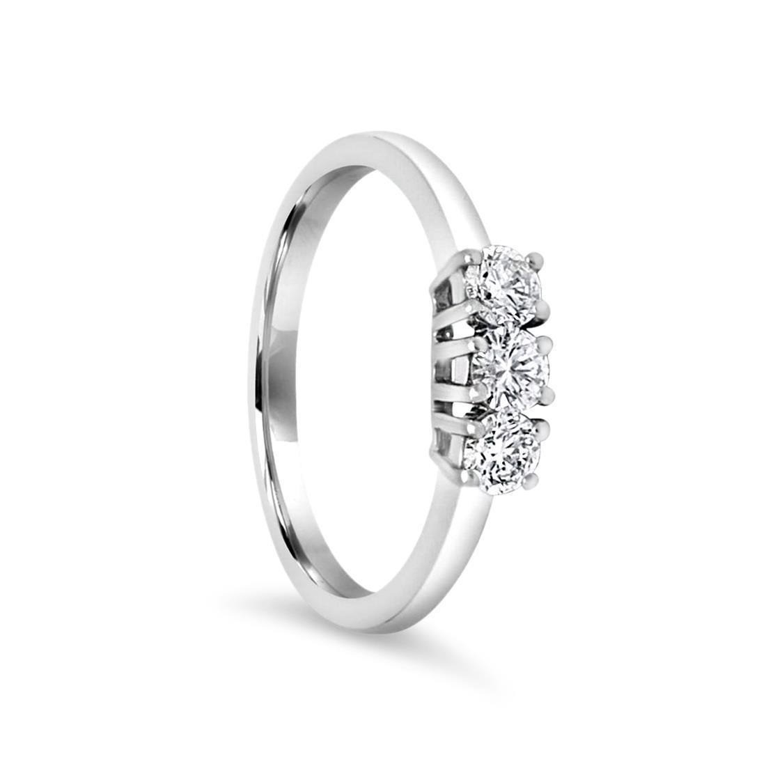 Anello in oro e diamanti ct. 0,45 - ALFIERI & ST. JOHN