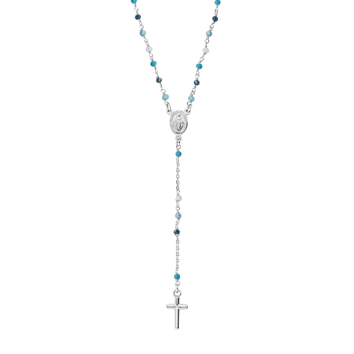 Collana in argento 925 con cristalli - AMEN