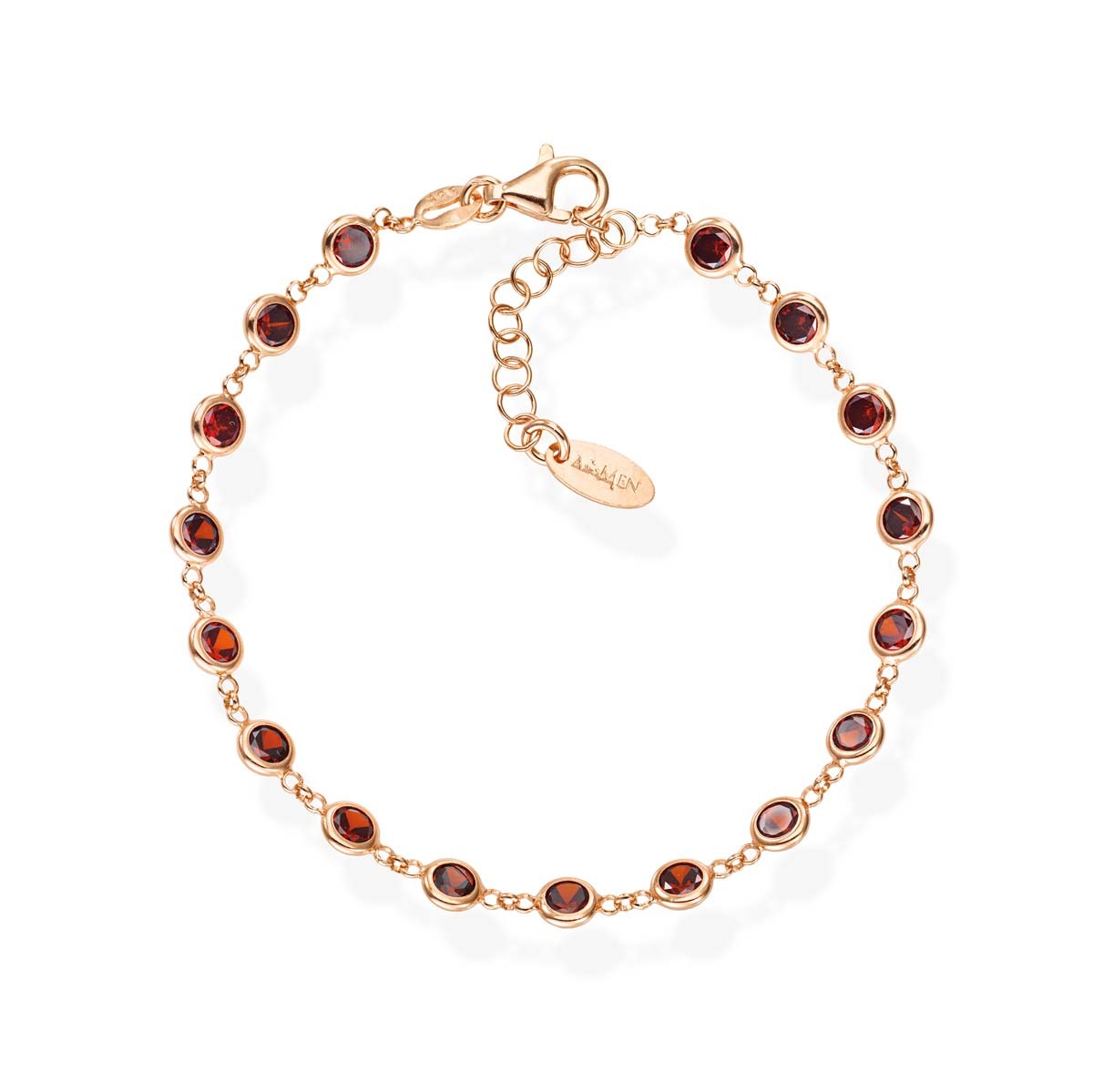 Bracciale in argento 925 con zirconi - AMEN