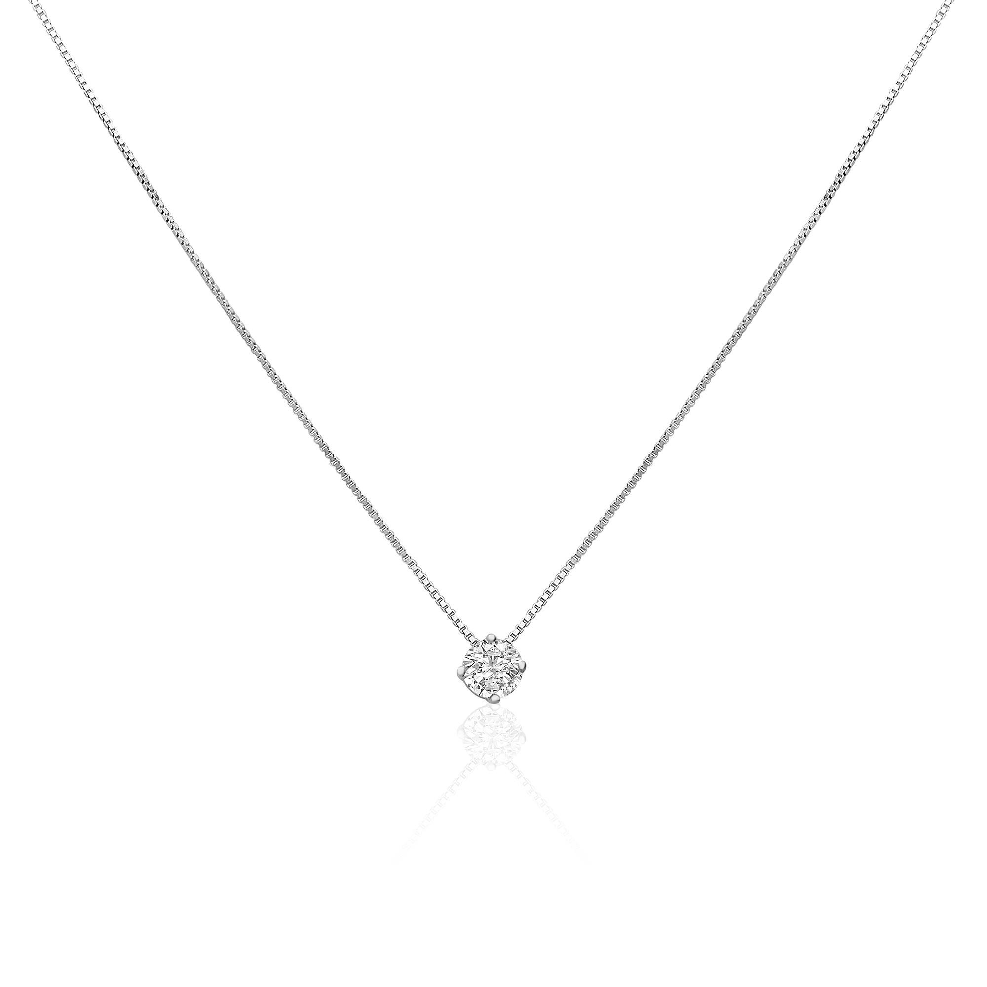 Collar de oro con diamantes de 0,32 ct - ALFIERI & ST. JOHN