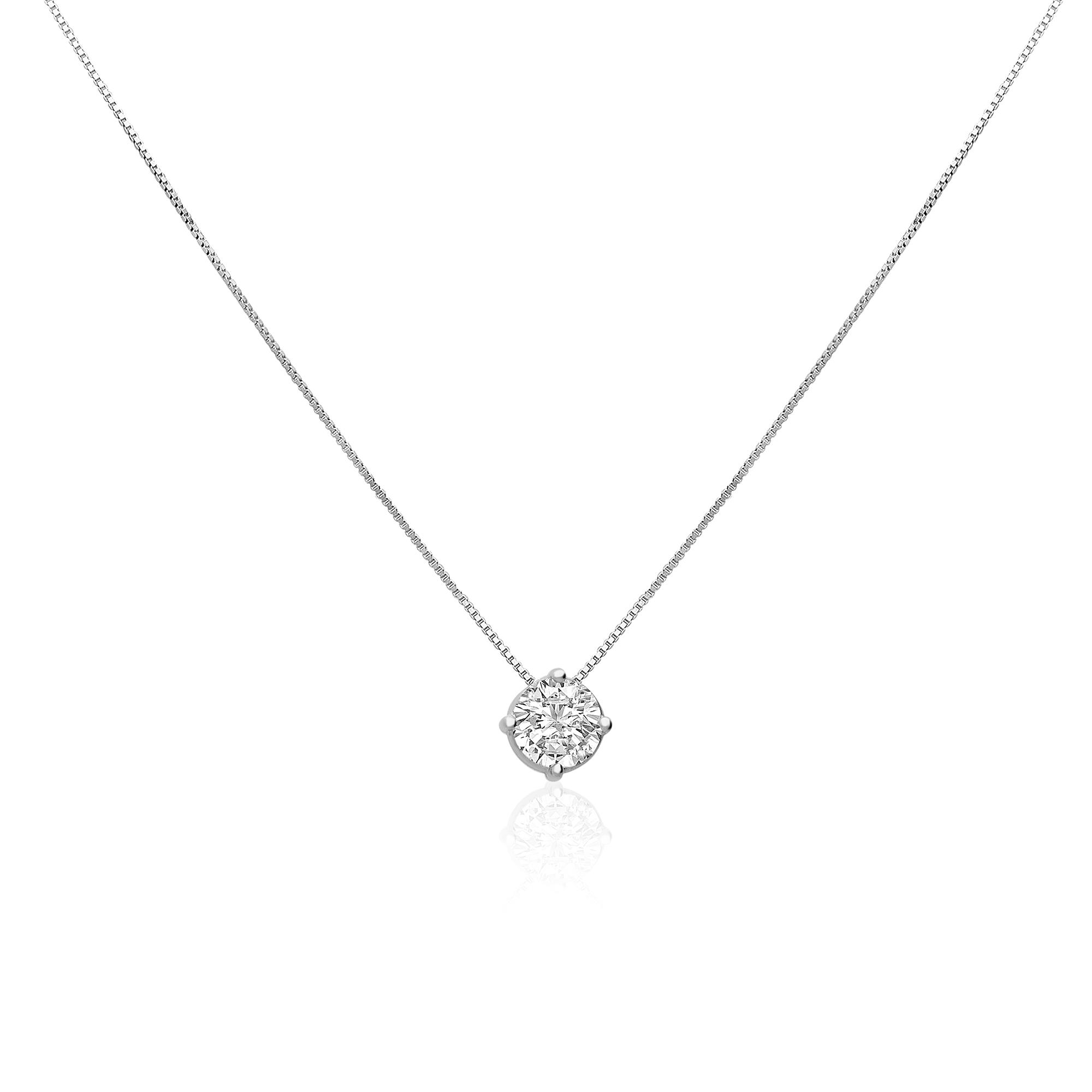 Collana punto luce con diamanti ct 0,62 - ALFIERI & ST. JOHN