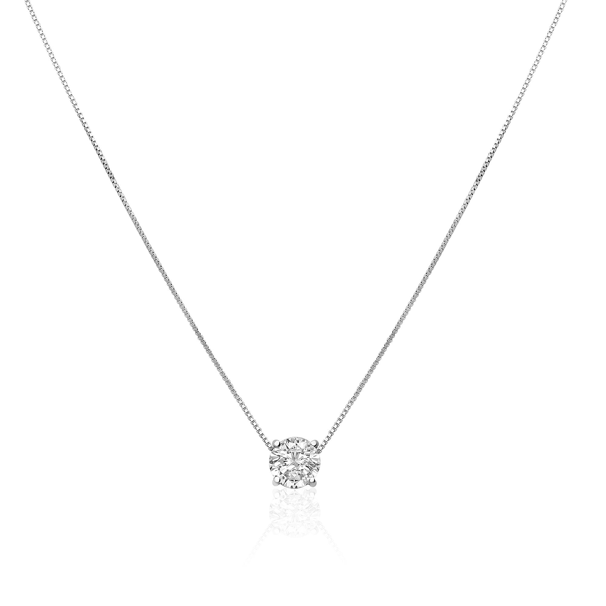Collana punto luce con diamanti ct. 1,01 - ALFIERI & ST. JOHN