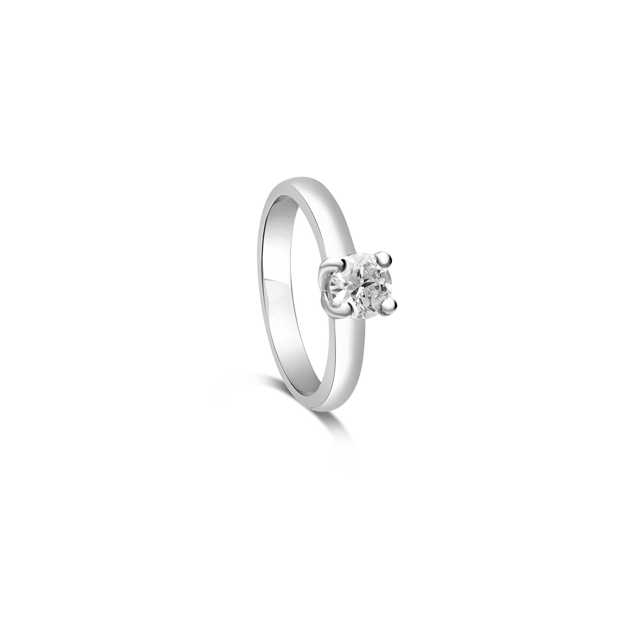 Anello solitario con diamante ct. 0,54 - ALFIERI & ST. JOHN