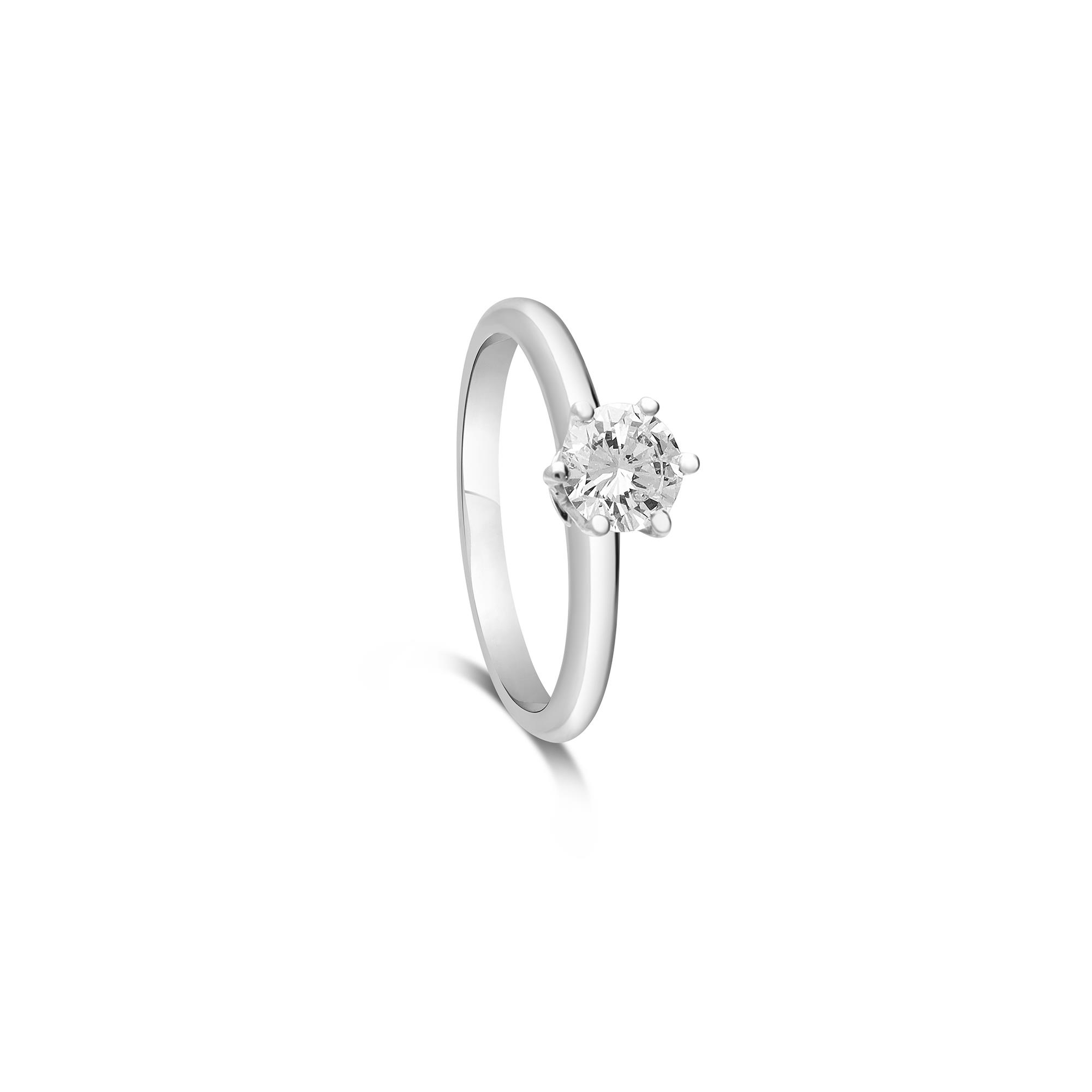 Anello solitario con diamante ct. 0,64 - ALFIERI & ST. JOHN