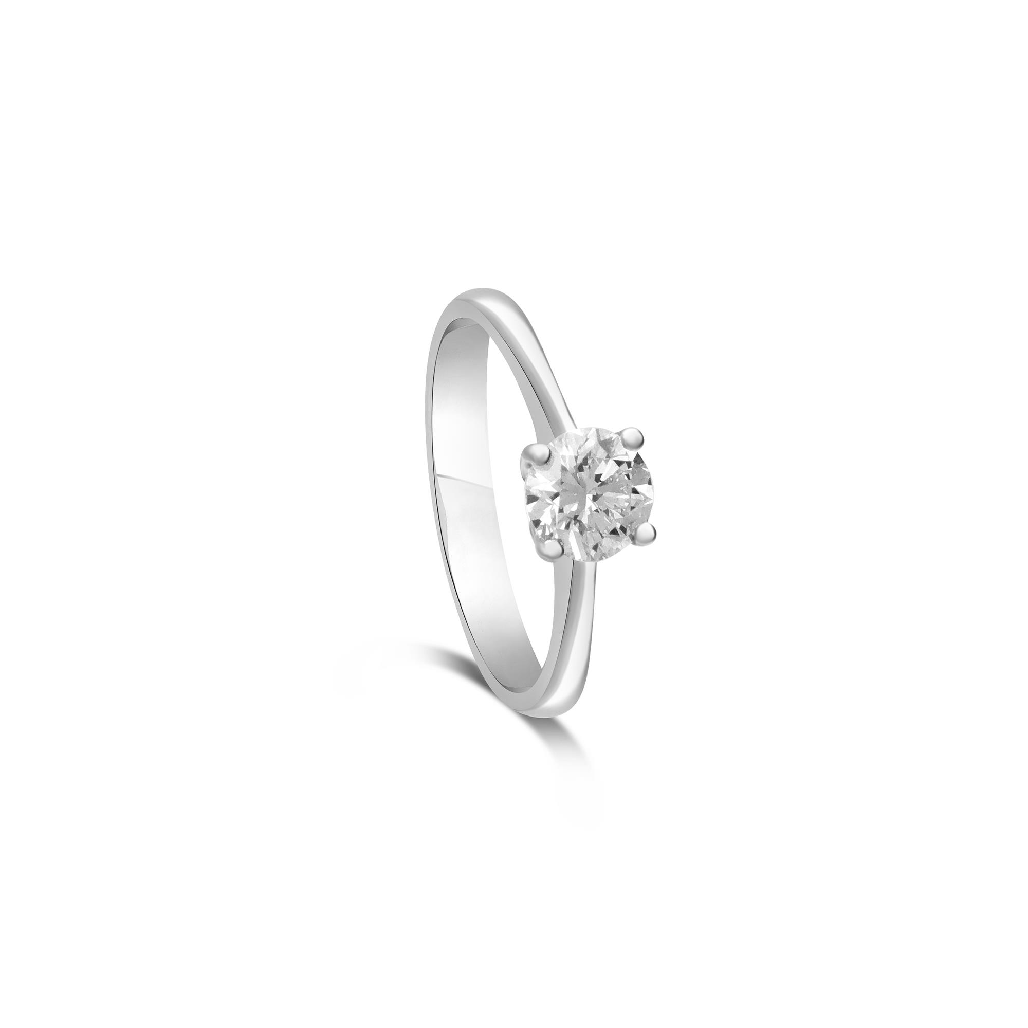 Anello solitario con diamante ct. 0,75 - ALFIERI & ST. JOHN