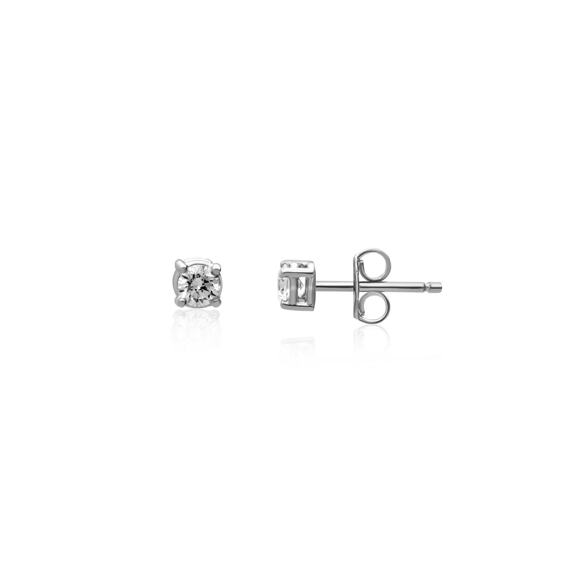 Orecchini punto luce con diamanti ct. 0,38 - ALFIERI & ST. JOHN