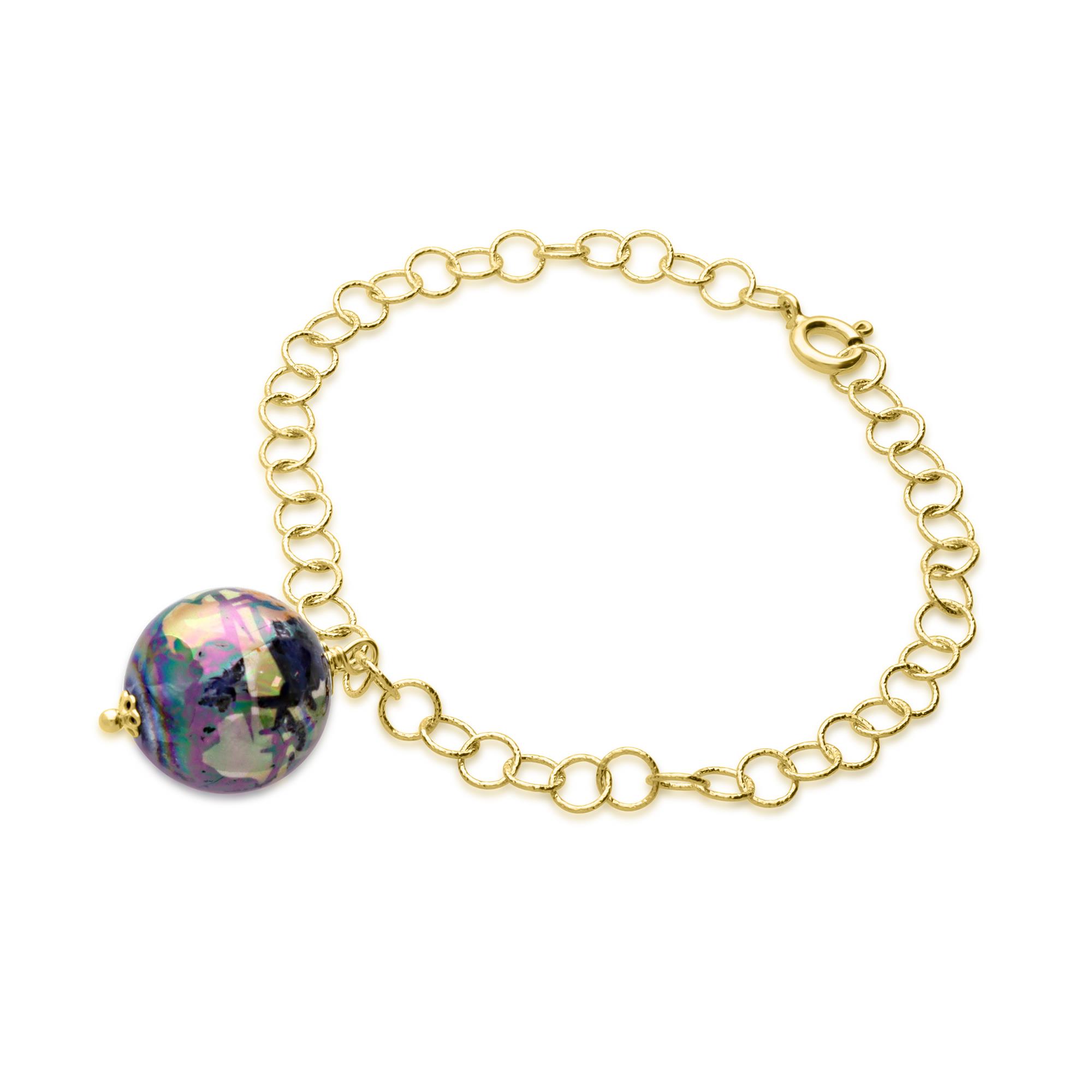 Bracelet in silver and ceramic Perla - LE PERLE DI CALTAGIRONE