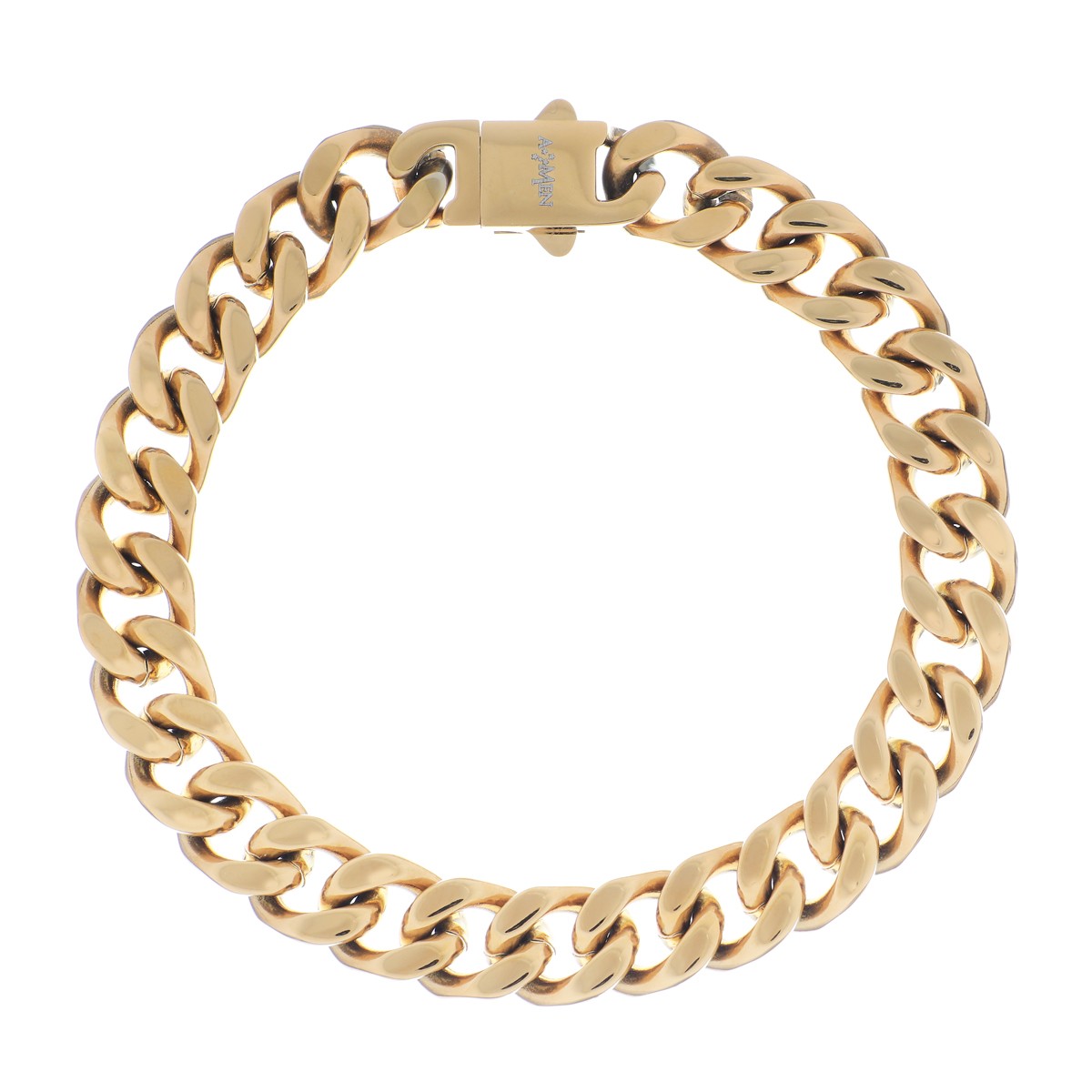 Bracciale in acciaio 316L IP oro - AMEN