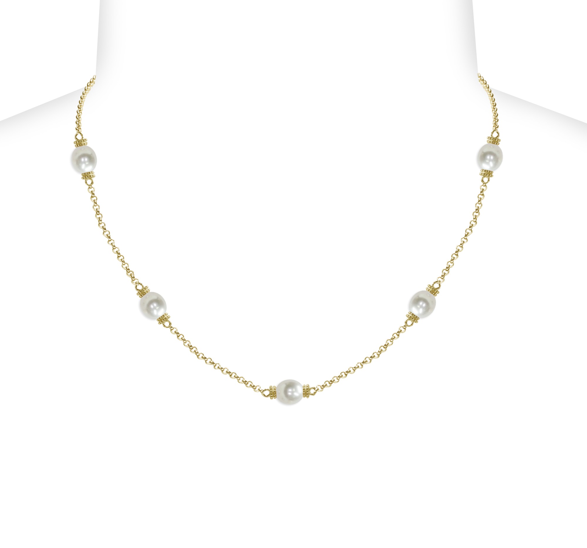 Collana in argento 925 con perle - MAYUMI